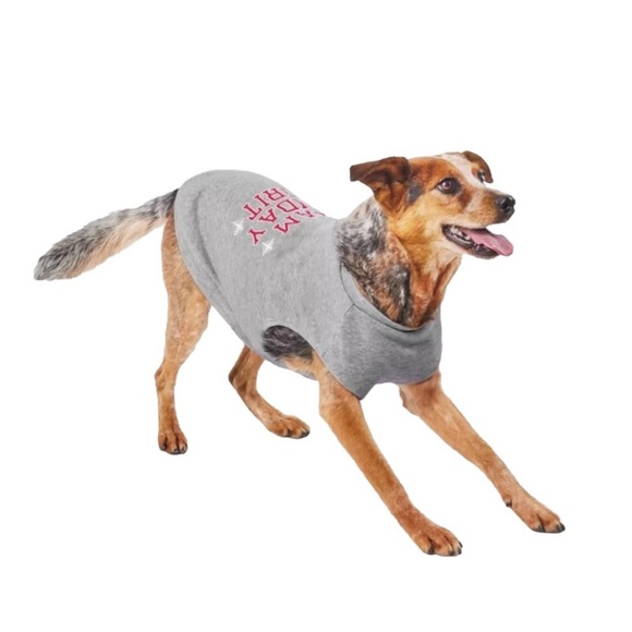 Set of 2 Dog/Cat Christmas Holiday PJs Red Buffalo Check/Gray Team Holiday New! - Picture 5 of 13